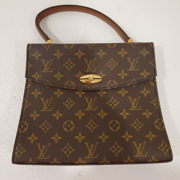 Louis Vuitton RARE vintage 🥳3X HOST PICK🥳Malesherbes Kelly Satchel - Picture 14 of 16